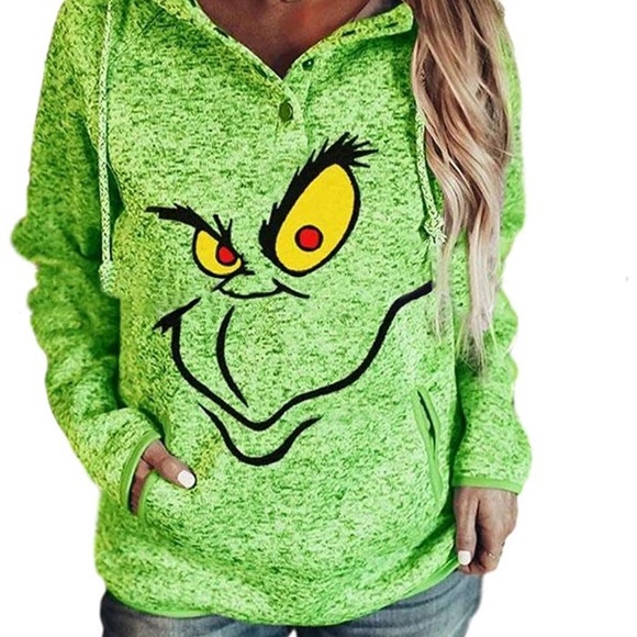 Tops - Great Gift Idea 🎁 Grinch 💚 Hoodie